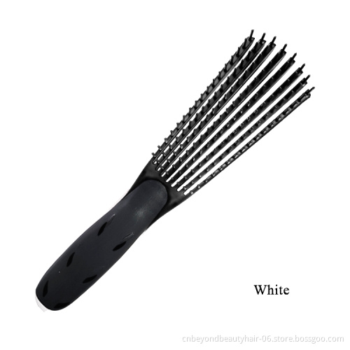 Curve Fast Drying octopus brush 8 rows vent Anti-Static Scalp Massage detangling hair brush for Kinky hair